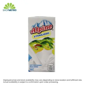 Alpine Sterilized UHT-Processed Milk Drink 200ml