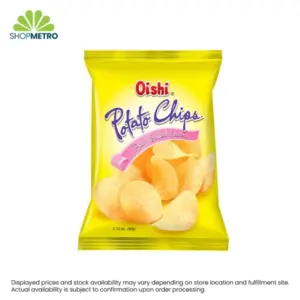 Oishi Potato Chips Plain Salted 60g