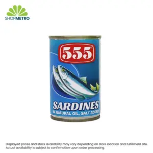 555 Sardines in Natural Oil 155g