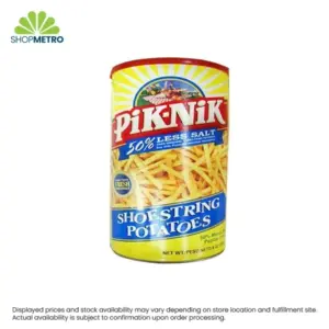 S&W Pik-Nik Shoe String 50% Less Salt 9oz