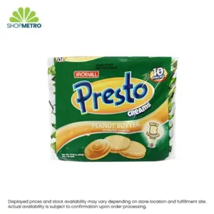 Jack 'N Jill Presto Creams Peanut Butter Sandwich Cookies 30g
