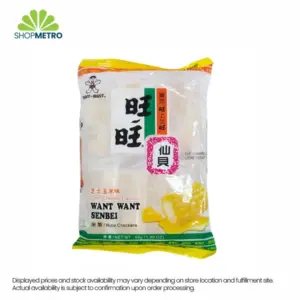 Want Want Corn Cheese Rice Crackers 56g