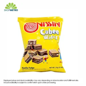 Nissin Cubee Wafer Vanilla Fudge 25g
