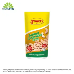 Growers Salted Cashew Nuts 80g