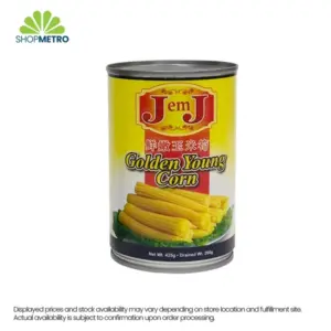 J Em J Golden Young Corn Whole 425g