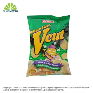 Jack 'N Jill Vcut Potato Chips Onion & Garlic 65g
