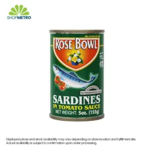 Rose Bowl Sardines in Tomato Sauce 155g