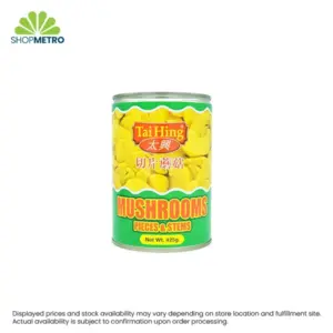 Tai Hing Button Mushroom Pieces and Stems 425g