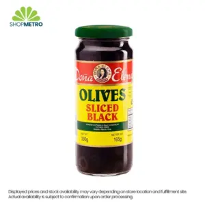 Dona Elena Sliced Black Olives 330g