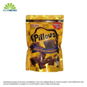 Oishi Pillows Choco-Filled Crackers 150g