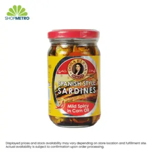 Dona Elena Spanish Sardines Mild Spicy in Corn Oil 228g