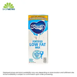 Selecta Fortified Low Fat Milk 245ml