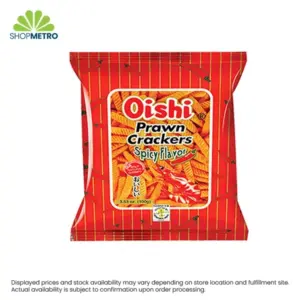Oishi Prawn Crackers Spicy Flavor 100g