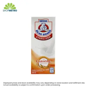 Nestle Bear Brand Sterilized with Ginseng Vanilla 200ml