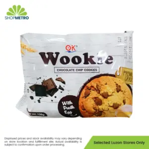 Ok Wookie Chocolate Chips Cookies Foil Pack with Tray 216g