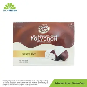 Chocovron Gift Box Chocolate Coated Polvoron Crisped Rice 240g