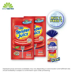 Buy 2 Purefoods Tender Juicy Regular 1kg Free Gardenia Bread 600g