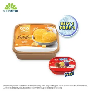 Buy 1 Selecta Ice Cream  Quezo Real 1.3L Free Selecta 3N1 Tubs Choco-Keso-Ube 750ml