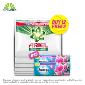 Buy 12 Ariel Powder Sunrise Fresh 70g Free 2 Downy Sunrise Fresh Tripid 69ml