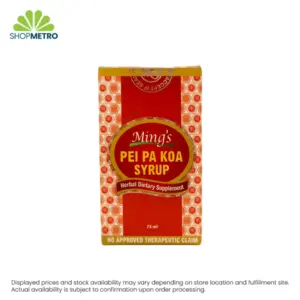 Ming's Pei Pa Koa Syrup 75ml