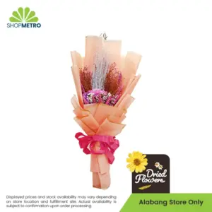 Rustic Dried Flower Bouquet - Long-Lasting Natural Beauty for Gifting or Decor