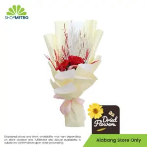 Neutral Tone Dried Flower Bouquet - Soft, Elegant & Versatile