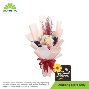 Vintage Dried Flower Bouquet - Timeless Floral Arrangement