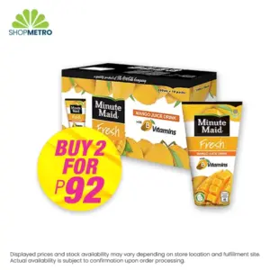Buy 2 Minute Maid Fresh Mango 200ml 10s