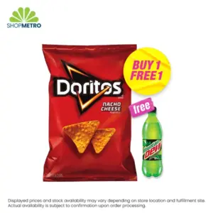 Buy 1 Frito Lay Doritos Tortilla Nacho Cheese 7oz Free Mountain Dew Pet 600ml