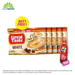 Buy 1 pack Great Taste White Twin Pack 50g Free C2 Solo Green Tea Apple 230ml