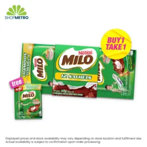 Buy 1 pack Milo Choco Malt Milk 24g 12's Free Milo Choco Malt Milk 24g
