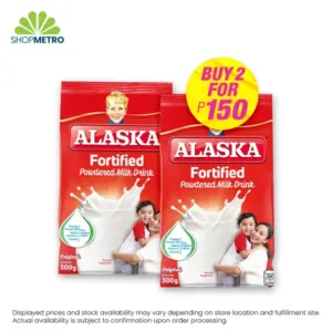 Buy 2 Alaska Fortified Powdered Milk Drink Pouch 300g