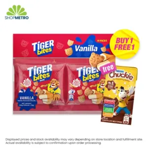 Buy 1 Tiger Bites Vanilla 18g Free Nestle Chuckie Opti-Grow Chocolate Milk Drink 110ml