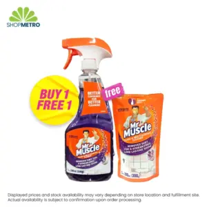Buy 1 Mr. Muscle Glass And Surface Cleaner Primary Lavender 500ml Free Mr. Muscle Glass And Multi Clean Lavender 300ml