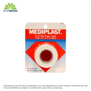 Mediplast Paper Tape Blister Pack 2.50cmx9.1m