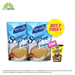 Buy 2 packs San Mig Coffee 3N1 Sugar Free Original 7g Free Magnolia Choclait Chocolate Milk Drink 110ml
