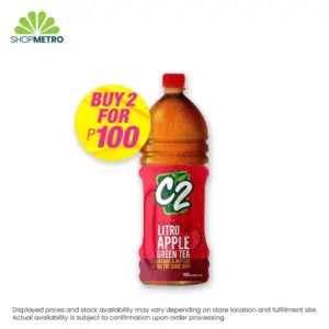 Buy 2 C2 Green Tea Apple 1L