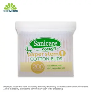 Buy 1 Sanicare Cotton Buds Paper Stem 200 Tips