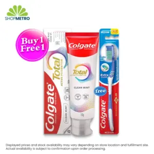 Buy 1 Colgate Total Clean Mint 150g Free Colgate Extra Clean Ad 72's