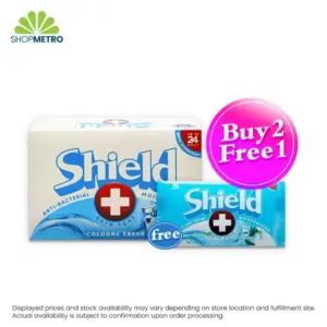 Buy 2 Shield Soap White 120g Free Shield Soap White 60g