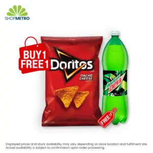 Buy 1 Doritos Tortilla Nachos 7oz Free 1 Pepsi 1.5L or Mt Dew 1.5L