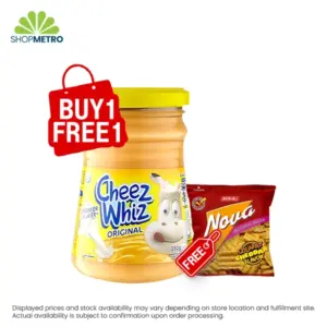 Buy 1 Kraft Cheez Whiz Regular 210g Free Nova Country Cheddar 40g