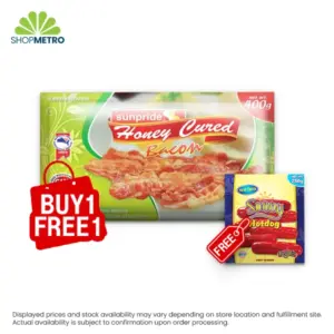 Buy 1 Sunpride Honey-cured Bacon 400g Free Shopper Suny Hotdog Regular 250g