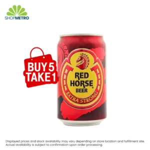 Buy 5 Take 1 Red Horse In Can 330ml