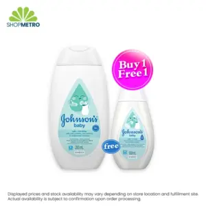 Buy 1 Johnson's Milk + Rice Baby Lotion 200ml Free  Johnson's Milk + Rice Baby Bath 100ml
