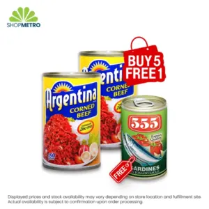 Buy 5 Argentina Corned Beef 150g Free 555 Sardines In Tomato Sauce 155g