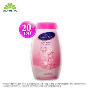 Buy 1 Lewis And Pearl  Face And Body Powder White Blush 50g