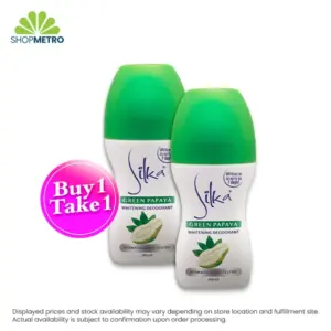 Buy 1 Take 1 Silka Green Papaya Deodorant 40ml