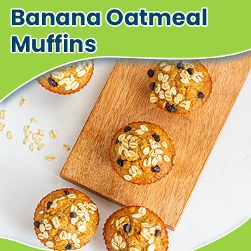 Banana Oatmeal Muffins