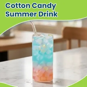 Cotton Candy Summer Drink